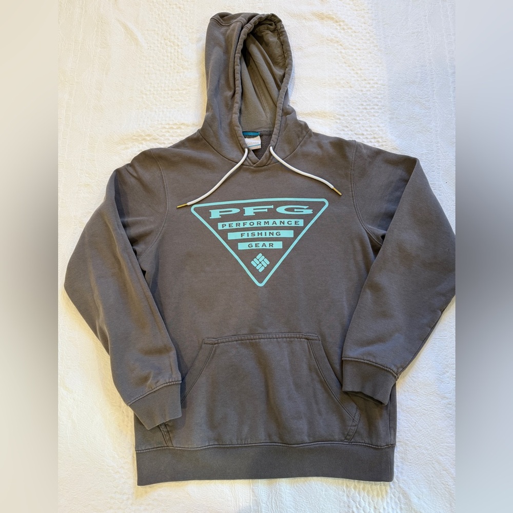 Performance Fishing Gear Grey Hoodie Adult Small